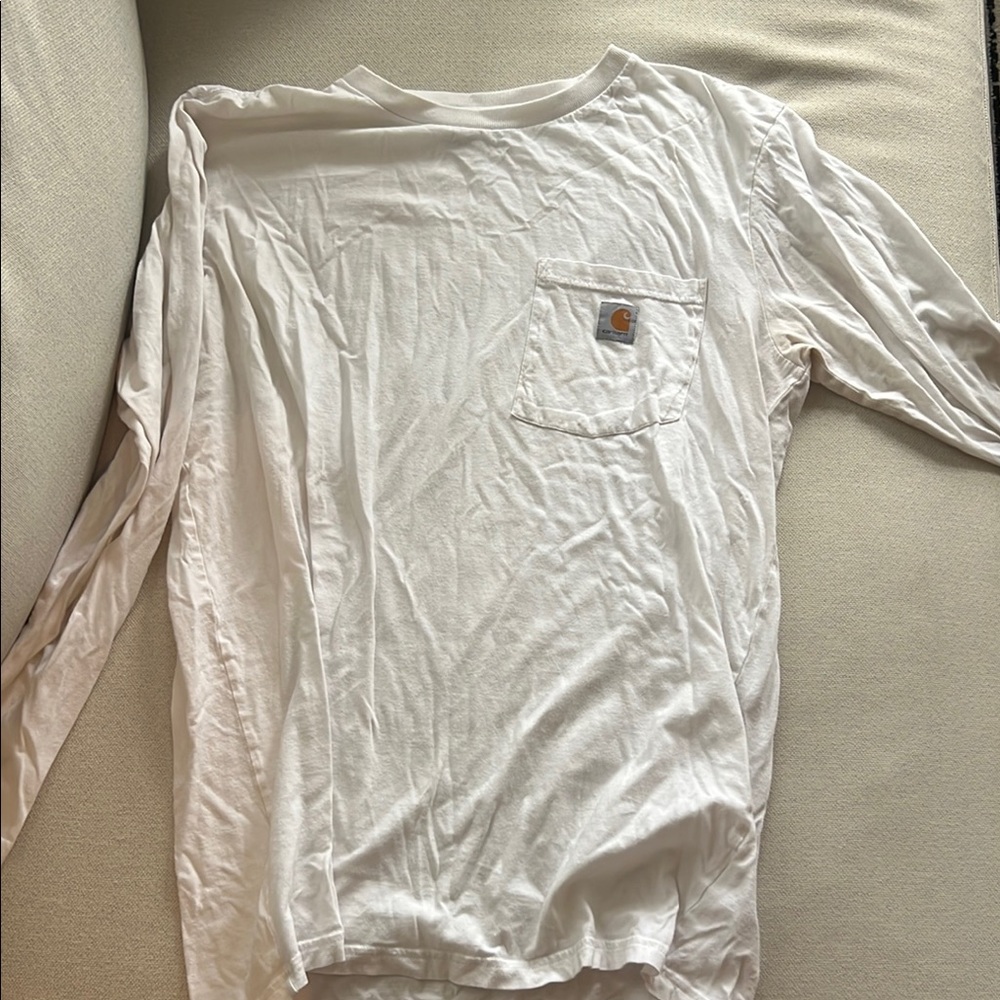 Carhartt Men’s White Long Sleeve Tee